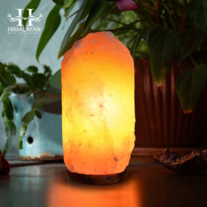 Natural Shape Pure Himalayan Pink Rock Salt Lamp (2-3 Kg), May helpful in SMOG and Room Air Quality Improvement