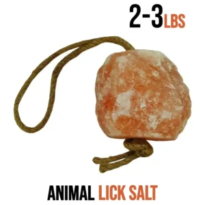 Lick Salt Block for Goats - Sheep Mineral Block 2-3 lbs
