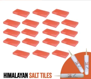 Himalayan Salt Tiles 8" x 4" x 1"