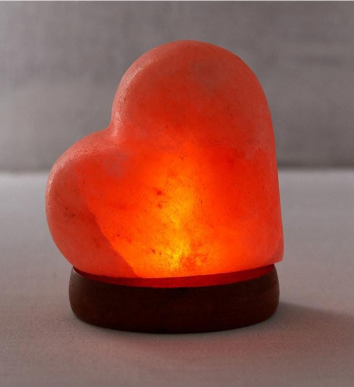 Heart Shape USB Salt Lamp