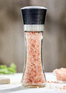 Grinder Bottle with Himalayan Pink Salt Granular (Small Size)