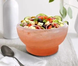 Himalayan Pink Salt Salad Fruit Bowl – Natural Salt Addition