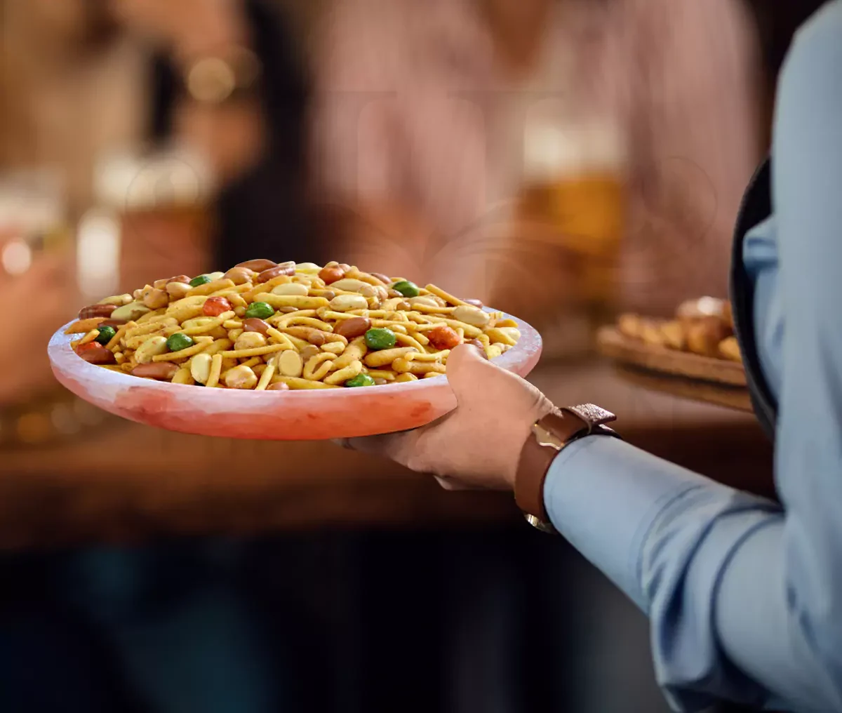 Natural Rock Salt Serving Plate (Large Size) – Natural Salty Addition to Food