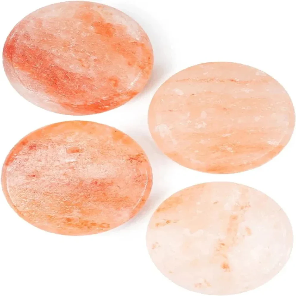 Himalayan Salt Massage Stones - Pack 4